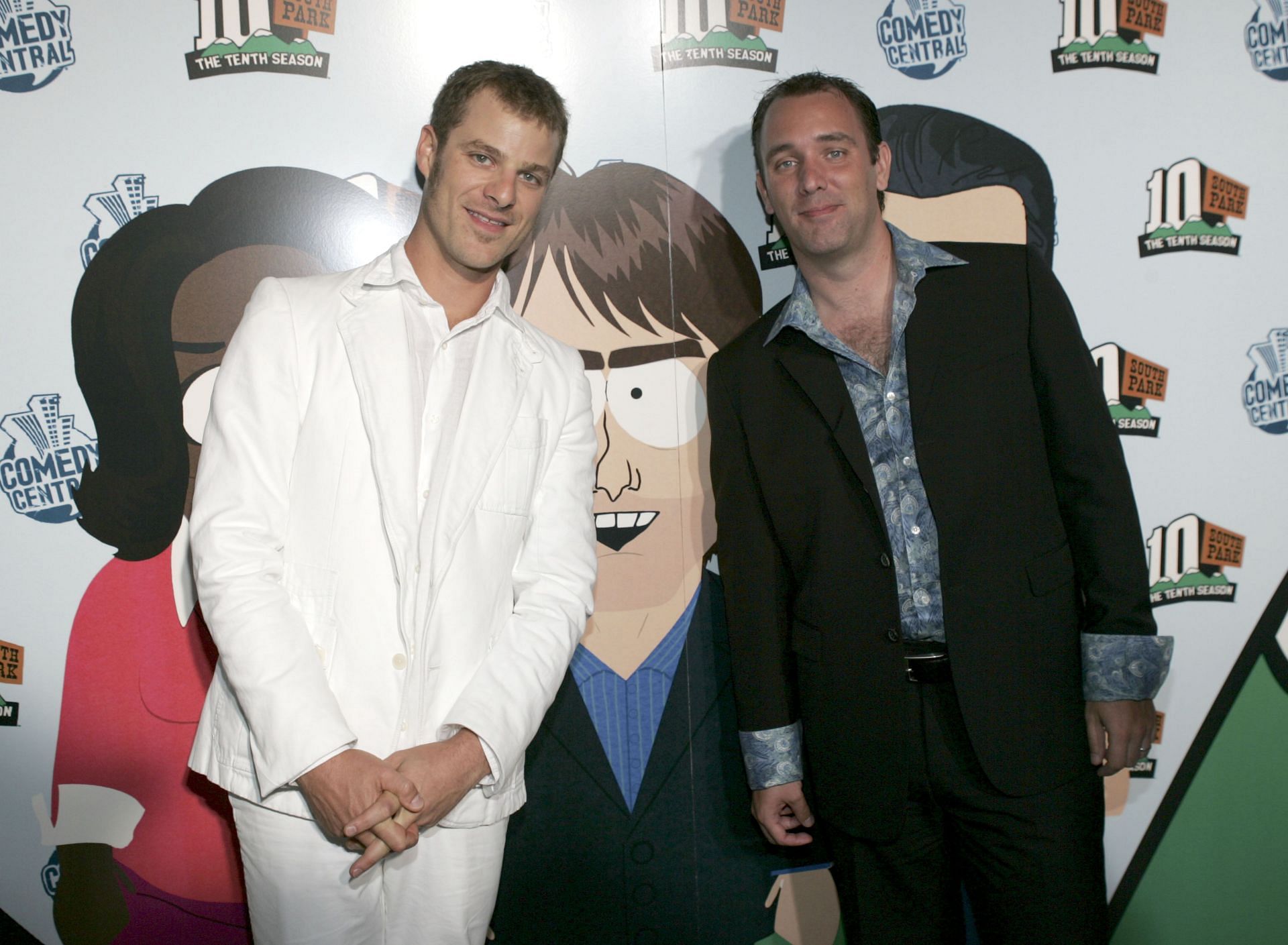 Matt Stone and Trey Parker, creators of South Park. (Image via Getty)